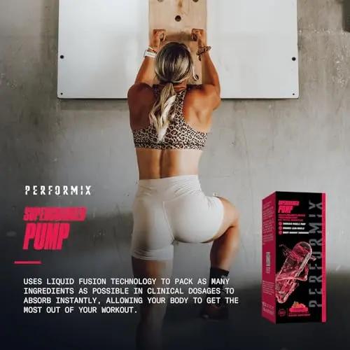PERFORMIX Supercharged Pump - Nitrosigine® and Betaine Pre Workout Supplement - Muscle Pump Accelerator with Arginine Ethyl Ester - Endurance and Strength Booster for Hardcore Traning (80 Capsules)