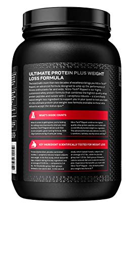 Protein Powder for Weight Loss - MuscleTech Nitro-Tech Ripped - Whey Protein Powder MuscleTech