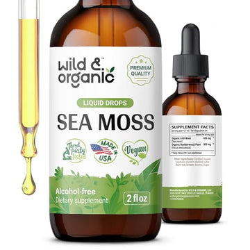 Sea Moss - Organic Sea Moss Liquid Drops - Irish Sea Moss Supplement - Seamoss