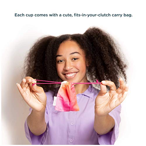 Saalt Teen Menstrual Cup - Best Sensitive Reusable Cup - Wear for 12 Hours - Tampon and Pad Alternative saalt