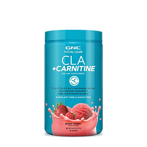GNC Total Lean CLA + Carnitine | Improves Body Composition and Fuels Muscle Recovery