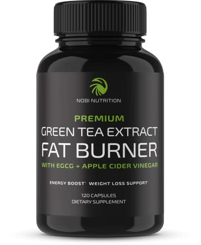 Green Tea Weight Loss Pills with Green Coffee Bean Extract | Belly Fat Burner, Metabolism Nobi Nutrition