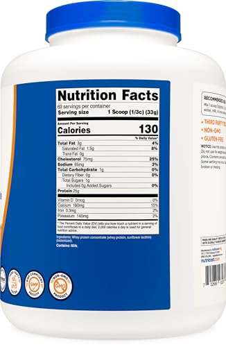 Nutricost Whey Protein Powder, Unflavored, 5 pounds - from Whey Protein Concentrate Nutricost