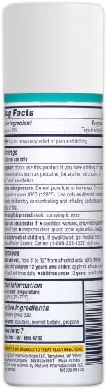 Monistat Instant Itch Relief Spray for Women, Maximum Strength Feminine Itch Care, 2 oz (Pack of 2) Monistat