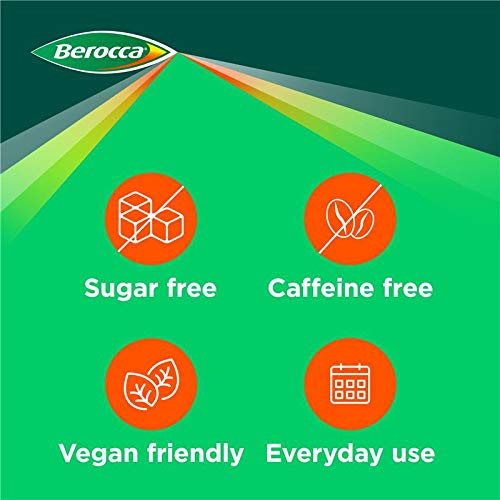 Berocca Vitamin C Effervescent Tablets, with Magnesium, Vitamin B12 and Vitamin B Berocca