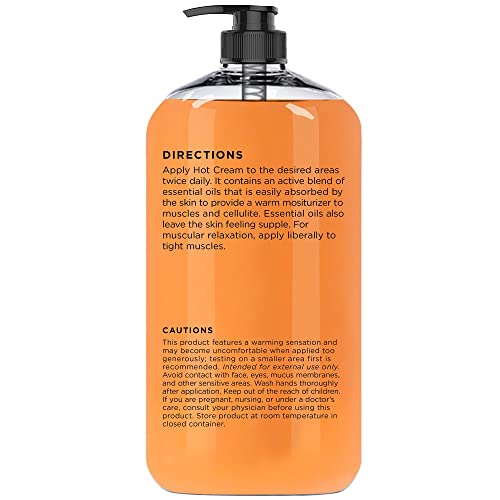 MAJESTIC PURE Hot Cream | Skin Tightening Sweat Cream, Cellulite Cream for Thighs MAJESTIC PURE