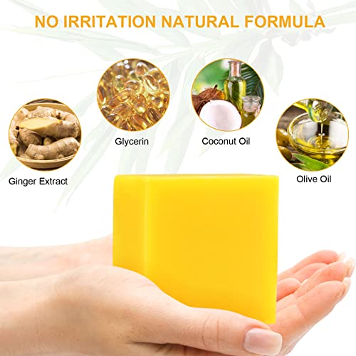 REVIGLAM Ginger Bar Soap, Vegan Slimming Ginger Bath Soap, Effective Weight Loss REVIGLAM