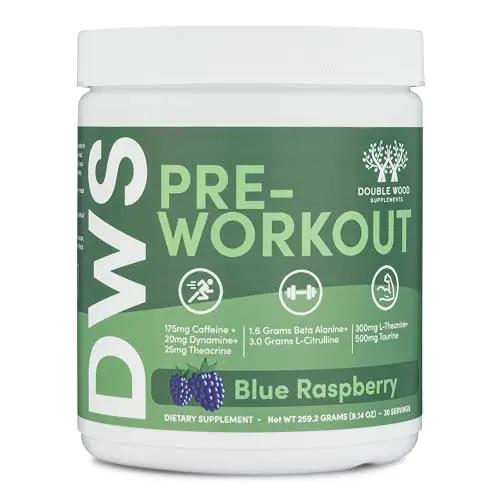 Pre Workout Powder for Men & Women (30 Servings of Caffeine, Beta Alanine, L-Citrulline