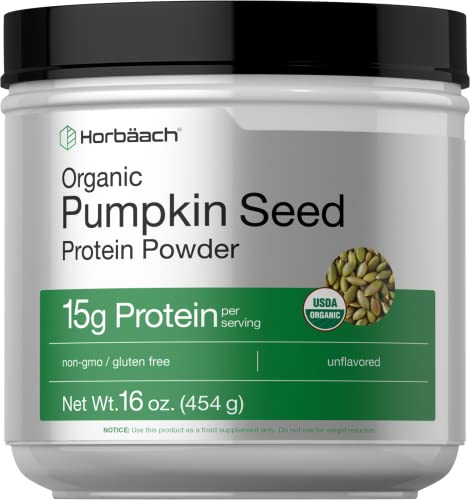 Pumpkin Seed Protein Powder Organic | 16 oz | Vegetarian, Gluten Free, and Non-GMO 