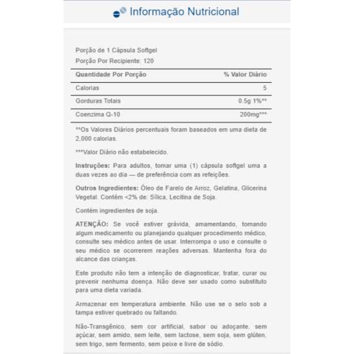 Puritan's Pride Q-Sorb CoQ10 200mg Supports Heart Health,120 Softgels Puritan's Pride