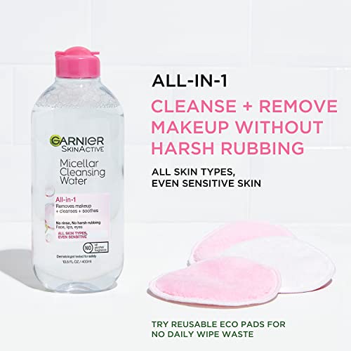 Garnier SkinActive Micellar Water for All Skin Types, Facial Cleanser & Makeup Remover Garnier