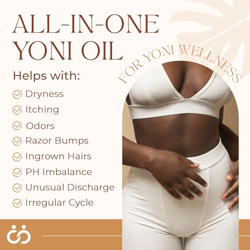 Natural Yoni Oil, Mint Fresh Feminine Care Oil, Reduces Odor, Restores pH Balance, All Natural, Herbal Yoni Quality Seamoss and Yoni Oil