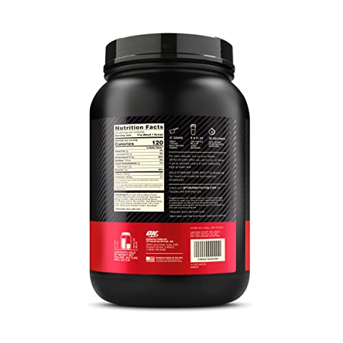 Optimum Nutrition Gold Standard 100% Whey Protein Powder, Strawberries & Cream Optimum Nutrition