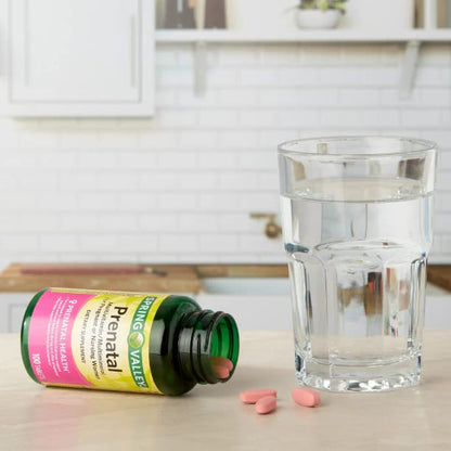 Spring Valley Multimineral Prenatal Multivitamin Tablets Dietary Supplement