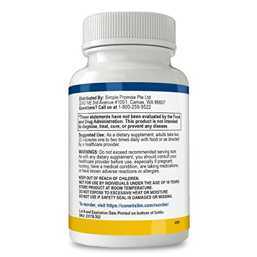 Simple Promise - Consti-Slim - Natural Digestion and Weight Support Simple Promise