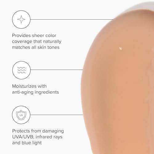 DRMTLGY Tinted Moisturizer with SPF 46. Universal Tint. All-In-One Face DRMTLGY