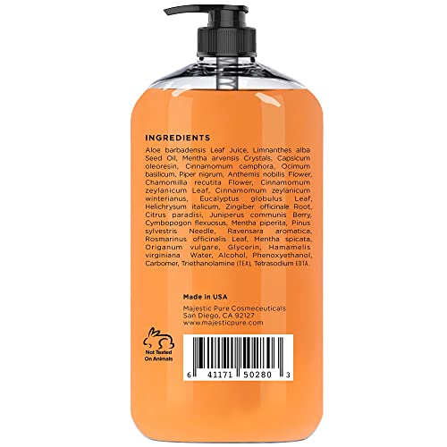 MAJESTIC PURE Hot Cream | Skin Tightening Sweat Cream, Cellulite Cream for Thighs MAJESTIC PURE