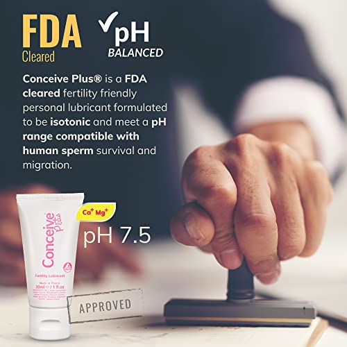 Conceive Plus Fertility-Friendly Personal Lubricant, TTC Safe, - 1 Ounce Conceive Plus