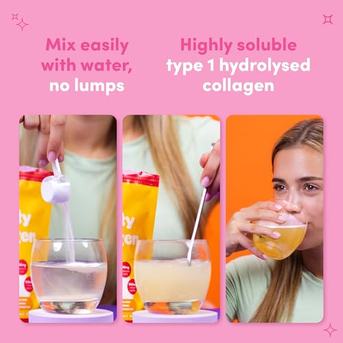 SOLV Premium 5000mg Pure (Type 1) Marine Collagen Peptides 50mg Hyaluronic Acid, Vit C, Biotin, Vitamin A SOLV