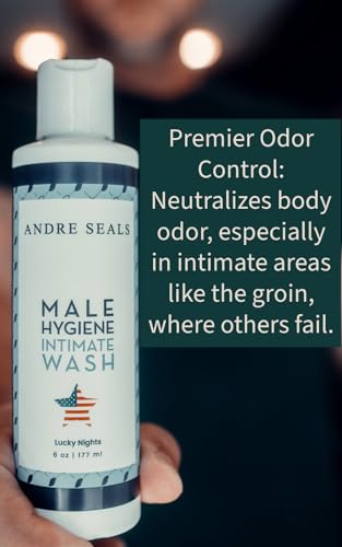 Andre Seals Intimate Wash for Men, Lucky Nights Scent – Refreshing Genital Care & Odor Control Andre Seals