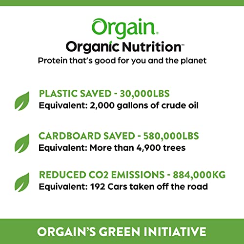 Orgain Organic Vegan Protein Powder, Iced Coffee - 21g Plant Based Protein, Gluten Free Orgain