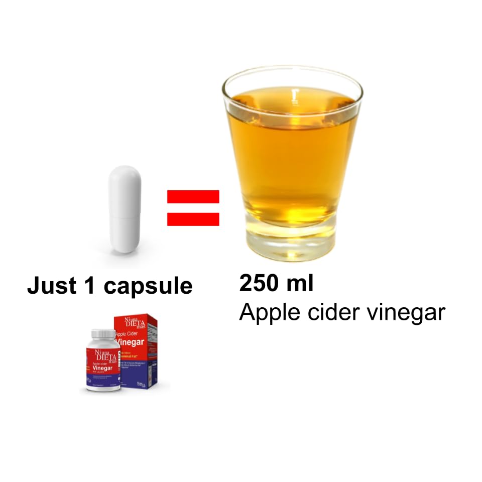 Ni una dieta más Reduce Abdominal Fat - Vinegar Capsules - Best for Weight Loss Ni una dieta más