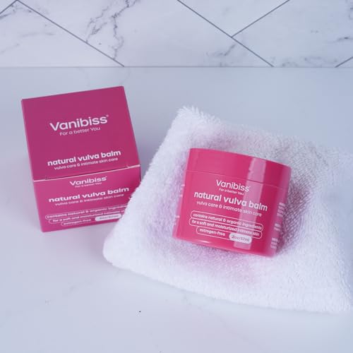 Vanibiss Natural Vulva Balm - Vulva Cream & Tender Skin Care -Topical Vulvar Moisturizer Vanibiss