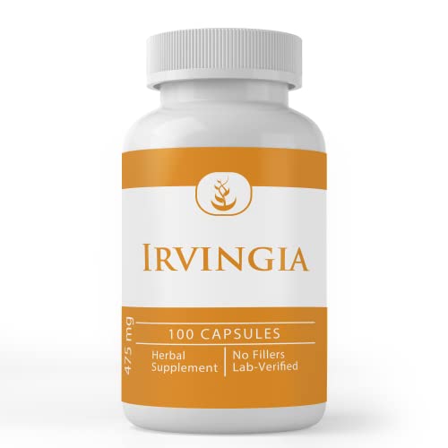 PURE ORIGINAL INGREDIENTS Irvingia, (100 Capsules) Always Pure, No Additives Or Fillers