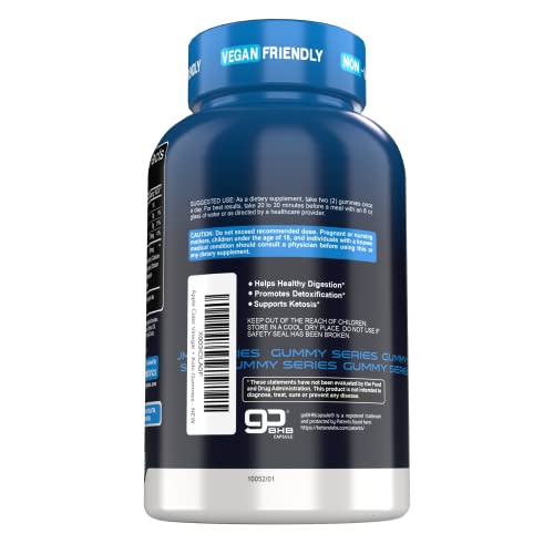 Herbtonics Keto Apple Cider Vinegar Gummies - Digestion & Detox Support - Sugar Free Keto