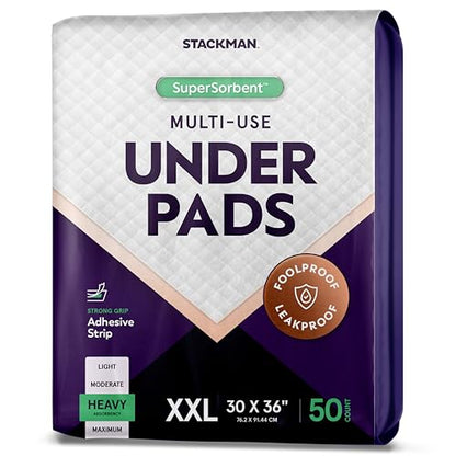 XXL Bed Pads, 5-Layer Disposable 30 x 36 Chucks Pee Pads for Incontinen
