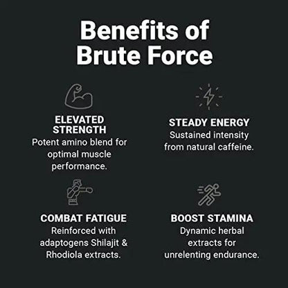 Wilderness Athlete - Brute Force Pre-Workout | Best Pre Workout Powder for Women & Men Wilderness Athlete