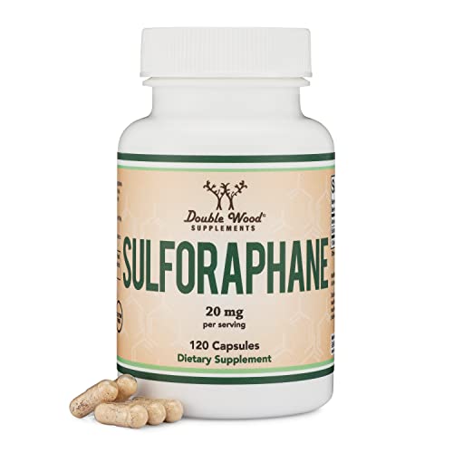 Sulforaphane Supplement - 20mg of Activated and Stabilized Sulforaphane per Serving Double Wood Supplements