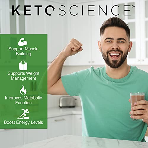 Keto Science Plant Based Protein, Keto Meal Shake, Supports Weight Management Keto Science
