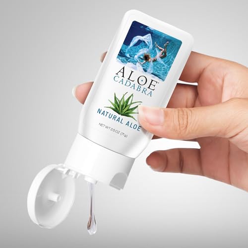 Aloe Cadabra Natural Water Based Personal Lube, Organic Lubricant for Her, Him & Couples, Unscented Aloe Cadabra