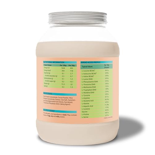 NutriVolv Vegan Plant Based Protein Powder | Milk Chocolate Flavour 900g | Pea & Rice Protein Blend