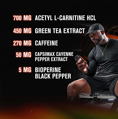 Jacked Factory Burn-XT for Men & Women - Improve Focus & Increase Energy - Premium Jacked Factory