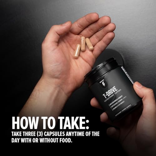 InnoSupps : T-Drive | Testosterone Booster | Amplify Muscle Growth | KSM-66 Ashwagand InnoSupps