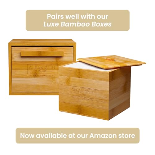 Clean Skin Club Clean Towels XL, Dermatologist Approved, 100% USDA CLEAN SKIN CLUB