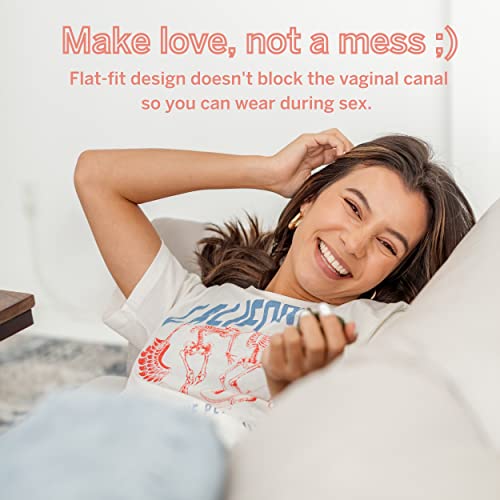 Pixie Cup 2 Menstrual Discs - Most Comfortable Reusable Period Discs - Removable Stem Pixie Cup