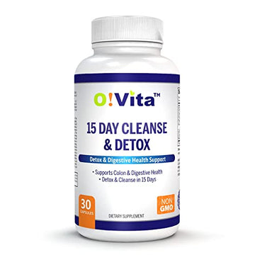 O!VITA 15-Day Cleanse and Detox Supports Digestive and Colon Health, Special Formula 