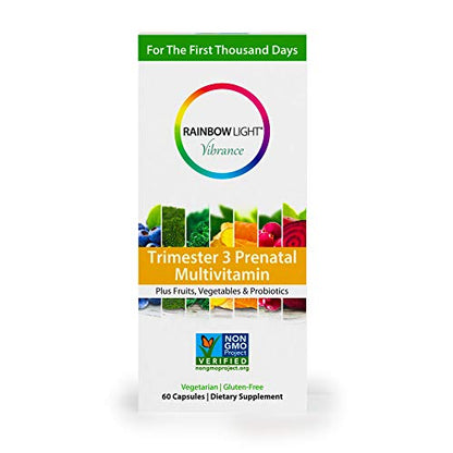 Rainbow Light Vibrance Trimester 3 Prenatal Multivitamin – 60 Count