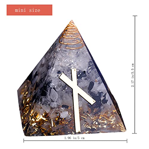 Chrikidor,Rune Pyramid，Orgone Pyramid Crystal Energy Generator Orgonite Balancing Chrikidor