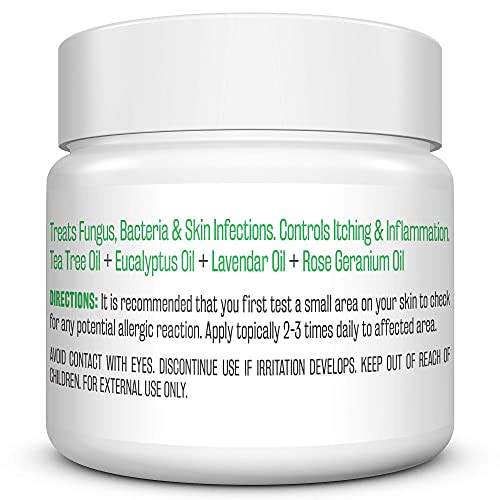 Tea Tree Oil Foot Balm - Natural Remedy for Athletes Foot, Toenail Repair M3 Naturals