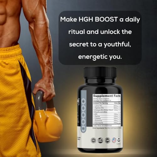 Evolve Nutraceuticals HGH Booster (150 Count) Anti-Aging, Increase Stamina and Energy Evolve Nutraceuticals