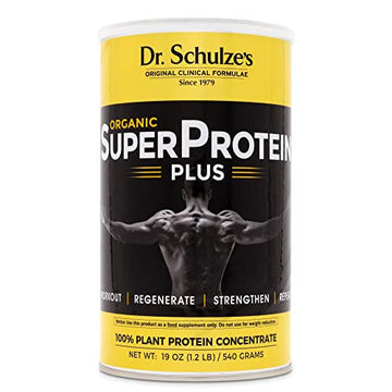 Dr. Schulze's | SuperProtein Plus | 100% Plant Protein Concentrate | Organic Powder Mix 