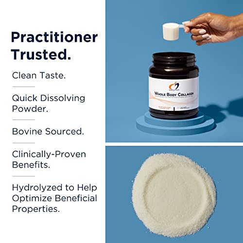 Designs for Health Whole Body Collagen Powder - Pure Collagen Peptides Supplement for Bone, Skin + Joint Support - Flavorless Drink Mix for Water, Shakes + Smoothies (30 Servings / 390g) Designs For Health