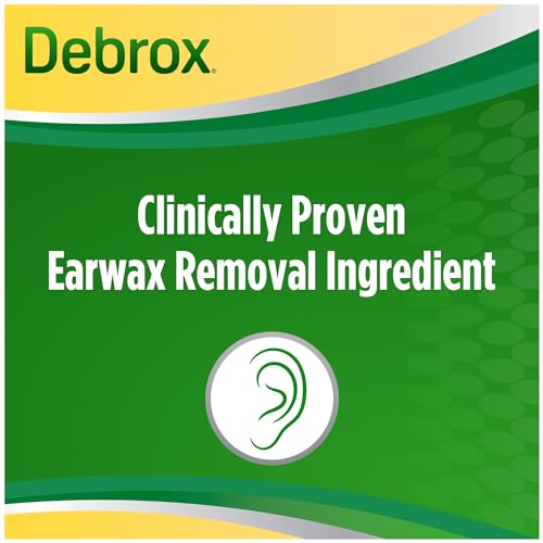 Debrox Ear Wax Removal Drops, Gentle Microfoam Ear Wax Remover, 0.5 Fl Oz Debrox