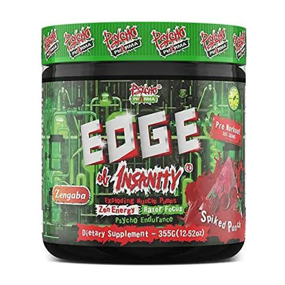 Psycho Pharma Edge of Insanity Pre Workout + Creatine Stack