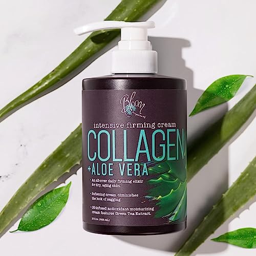 BLOOM Vitamin C Cream + Collagen Cream Body Lotion & Face Moisturizer 2PC Skincare BLOOM IT'S A GREAT SKIN DAY!