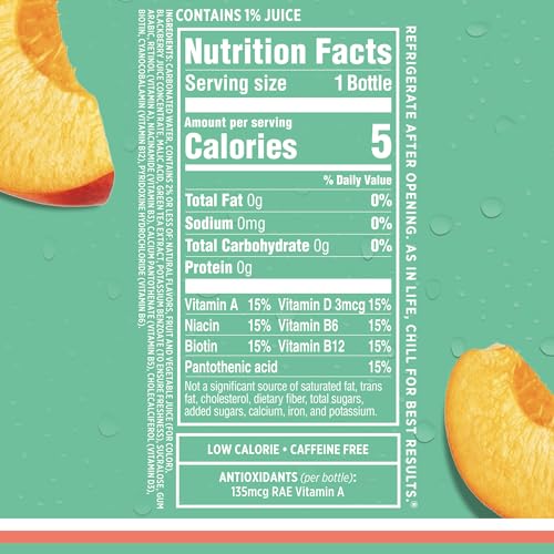 Sparkling Ice, Peach Nectarine Sparkling Water, Zero Sugar Flavored Water, with Vitamins Sparkling ICE